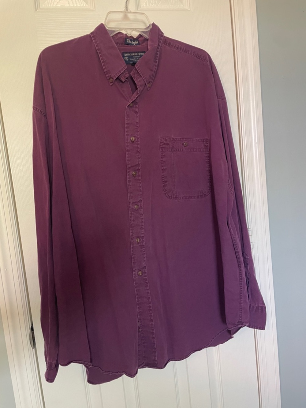 Vintage Abercrombie & Fitch Plum “The Angler” Shirt